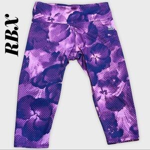 RBX Dark & light purple capri yoga pants/leggings